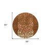 Orange Terra Cotta And Ivory Abstract Washable Indoor Outdoor Area Rug - 3 of 4