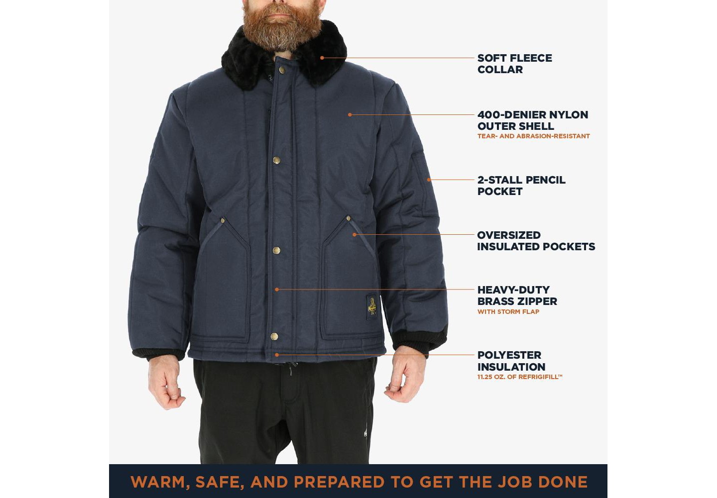 Мужская куртка Refrigiwear Iron-Tuff® Arctic — фото 3