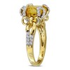 EVERLY JEWELRY | Yellow Plated Sterling Silver 4 5/8 CT TGW Citrine White Topaz Fashion Ring - 2 of 4