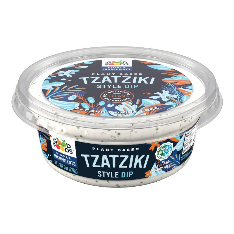 Good Foods Plant Based Tzatziki Style Dip - 8oz, 4 of 14
