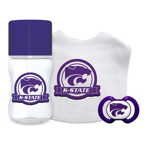 Baby Fanatic Officially Licensed 3 Piece Unisex Gift Set - NCAA Kansas State Wildcats - 1 of 3