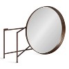 Kate and Laurel Celia Round Metal Coffee Table, 28.25x28.25x19, Bronze - 4 of 4