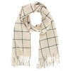 CTM  Grid Pattern Soft Winter Scarf with Fringe - 2 of 3