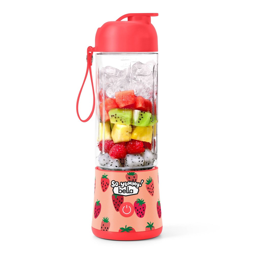 So Yummy by bella To-Go Portable Blender Strawberry Pattern