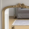 GlasFlength Decorative Wall Mirrors Classic Mirror Wall Mirror Decorative Arched Mirror Vanity Mirror for Living Room, Gold, 40.2"*1.6"*29.9" - 3 of 4