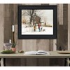 The Joy of Snow By John Rossini, Printed Wall Art, Ready To Hang Framed Poster, Black Frame - 2 of 3