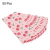 Unique Bargains Paper Gift Bag Pack Cherry Storage Bag For Party Favor 50  Pcs Pink 4.8x3x9.1 Inch : Target