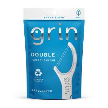 Grin Oral Care Double Flosspyx - Minty - 75ct