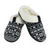 Isotoner Women's Heritage Fairisle Knit Hoodback Slipper - image 2 of 4