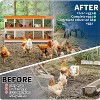 Jojoka Chicken Coop Nesting Box with Ventilation Holes, Durable Galvanized Steel Laying Box for Hens & Ducks, Space-Saving Design for Poultry - 3 of 4