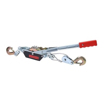 Dual Gear Power Puller, Hand Cable Puller Come Along Winch with 2 Hooks, 4 Ton (8,800 lb) Capacity Brand: MegaChoice 3.7 3.7 out of 5 stars