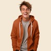 Dalix Cappuccino Embroidered Zip Hoodie Fleece Long Sleeve Pocket Warm Soft Mens - 3 of 4