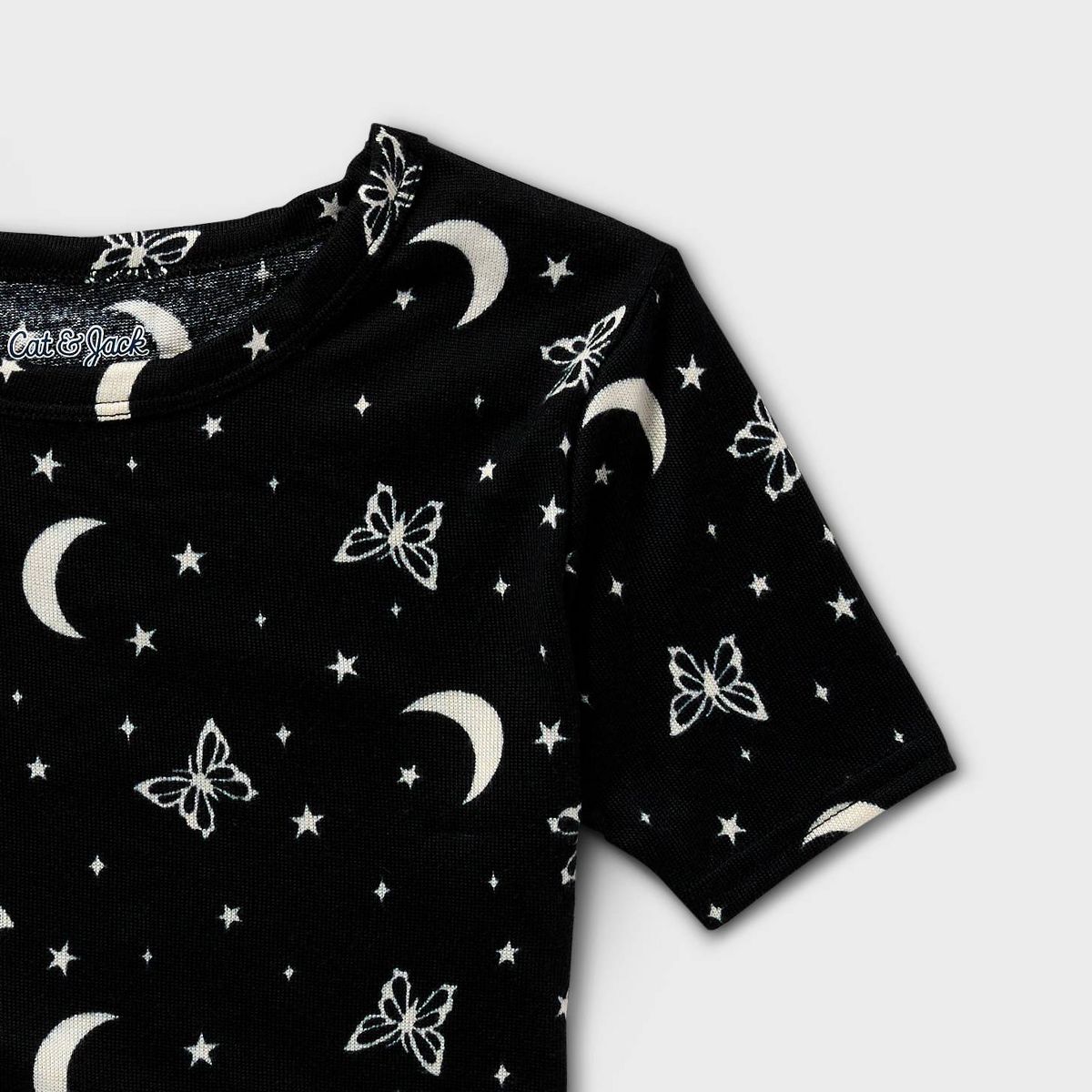 Girls' 2pc Tight Fit T-Shirt and Shorts Pajama Set - Cat & Jack™ - thumbnail 8