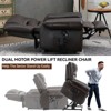 Power Lift Recliner Heating Massage Chair with Dual Motor and USB Ports 4B -ModernLuxe - 4 of 4