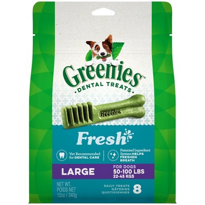 Greenies Fresh Large Dental Dog Treats - 12oz