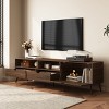 70.8" Mid Century TV Stand for 80 Inch TV, Media Console with 2 Drawers & Drop-Down Door for Living Room-3irtyhousy - 2 of 4