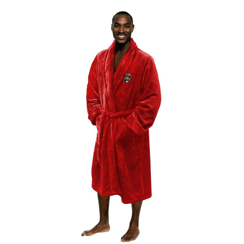 NHL Florida Panthers Silk Touch Bathrobe, 2 of 5