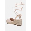 Aiden Lace Up Crochet Espadrilles Women - 3 of 4