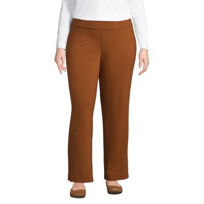 Lands' End Women's Starfish Mid Rise Straight Leg Pants