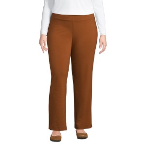 Lands' End Women's Starfish Mid Rise Straight Leg Pants - 1 of 3