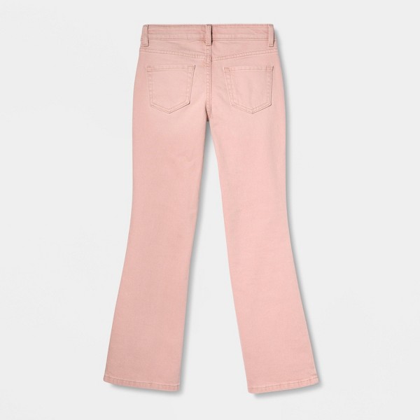 Jeans de tiro medio de pierna bootcut para niña - Cat & Jack™ Rosa 3