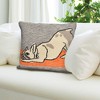 Liora Manne Frontporch Pet Indoor/Outdoor Pillow.. - 2 of 4