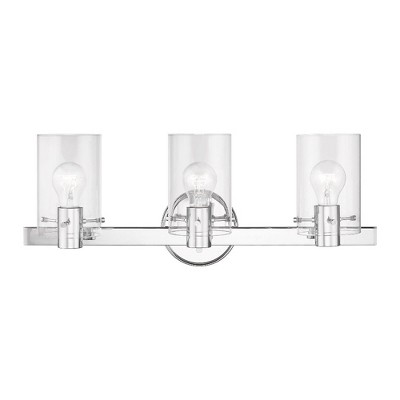 Livex Lighting Munich 3 - Light Vanity in  Polished Chrome