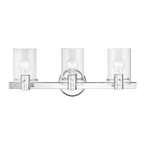 Livex Lighting Munich 3 - Light Vanity in  Polished Chrome - 1 of 4