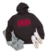 Simply Sage Market Women's Graphic Hoodie Amour Distressed Checkered - 2 of 3
