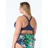 Beach House Sport Plus Zip Front One Piece Swimsuit - 4 of 4