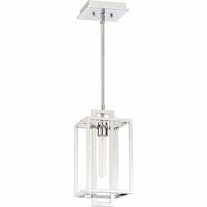 Craftmade Lighting Cubic 1 - Light Pendant in  Chrome - 1 of 2