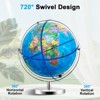 SUGIFT Illuminated World Globe 13 Inch with LED Light 720° Rotating Educational Globe for Kids Adults Home Office - 3 of 4
