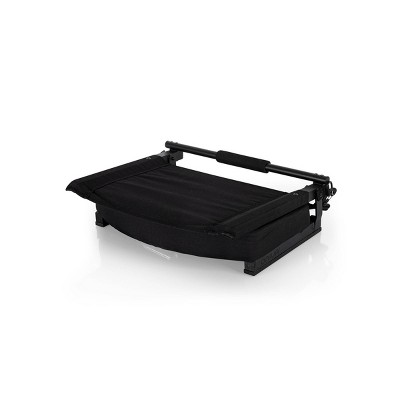 Black Portable Folding Stadium Seat with Steel Frame