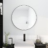 TUYOHW 24x32 Inch Wall Mount Bathroom Mirror,Modern Rectangle Wall Mount Vanity Mirror with Aluminum Frame for Bathroom,Bedroom - 2 of 4