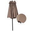 Tangkula 15'Patio Umbrella Double-Sided Outdoor Shade Offset Tan - 4 of 4