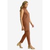 Jessica London Women's Plus Size 2-Piece Stretch Knit Mockneck Mega Tunic Set - 4 of 4
