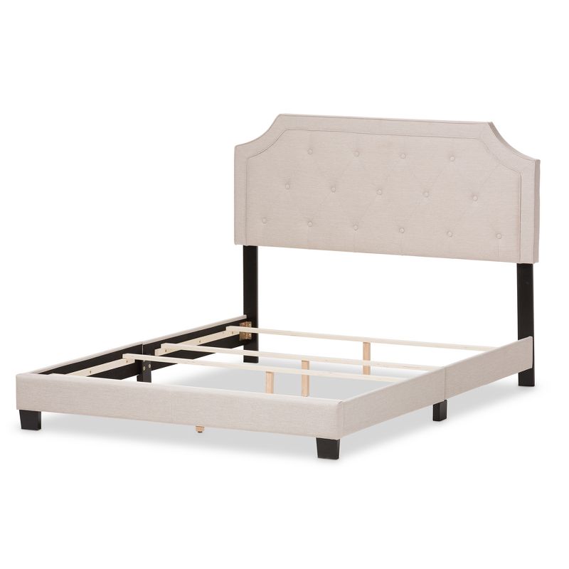 Willis Modern and Contemporary Fabric Upholstered Bed - Baxton Studio, 4 of 10
