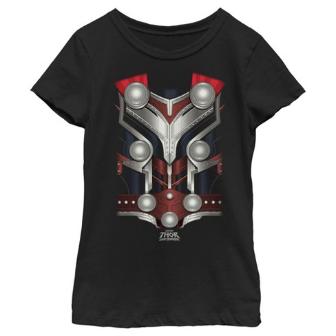 Girl\'s Marvel: Thor: Love And Thunder Jane Foster Mighty Thor Costume  T-shirt : Target
