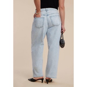 ELOQUII Sequin Front Jean - 1 of 4