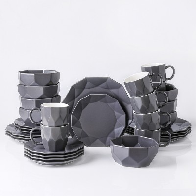 Stone Lain Jamie 32-Piece Porcelain Dinnerware Set, Service for 8