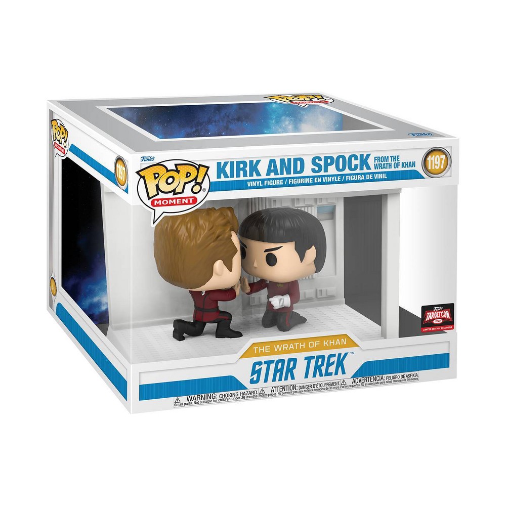 Funko POP! Moment: Star Trek - Kirk & Spock **Some dents on box**