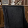 PAGED Modern Style Dining Chairs Set of 2 Upholstered Living Room Chairs with Wood legs and Bronze Nail Head for Living Room - 4 of 4