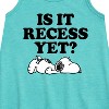 - Peanuts - Is It Recess Yet Graphic Sleeveless Aline Dress - 2 of 4