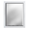 Alaterre Furniture 24x30 in. Beveled Glass Bath Vanity Mirror with Espresso Wood Frame, Modern Wall Mounted Mirror for Bathroom Sink or Entryway - 2 of 4