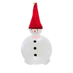 Italian Ornaments 6.0 Inch Clearly Clarence Ball, Ornament, Snowman Tree Ornaments - 1 of 4
