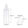 Unique Bargains Refillable Cosmetic Plastic Travel Spray Bottles with Funnel 3 Pcs - 2 of 4