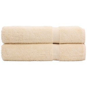 BC BARE COTTON Luxury Hotel & Spa Towel Turkish Cotton Bath Sheet -35x70 Inches - Set of 2 - 1 of 4