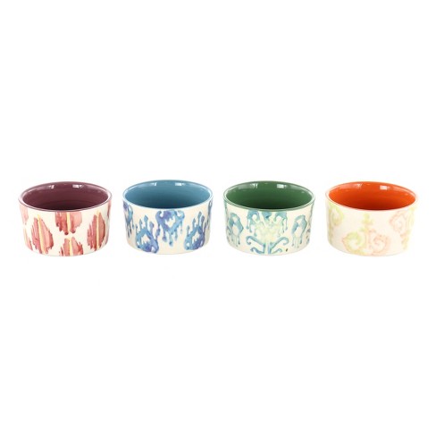 Spice by Tia Mowry Goji Blossom 2-Piece Hand-Painted Ceramic Bakeware