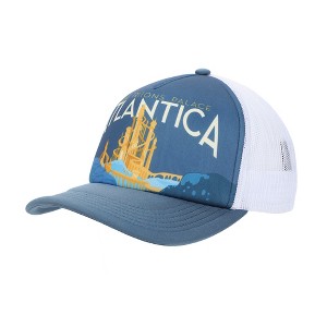 Disney The Little Mermaid Atlantica Blue Foam Trucker Hat - 1 of 4