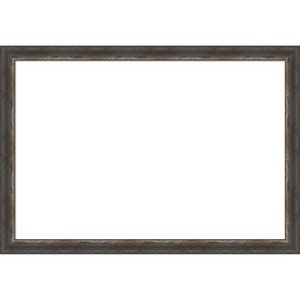 Amanti Art Bark Rustic Char Narrow Framed Dry Erase Magnetic Board - 1 of 4